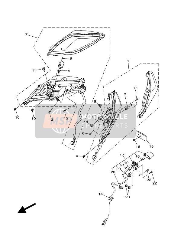 9010906X1800, Boulon De Palier, Yamaha, 1